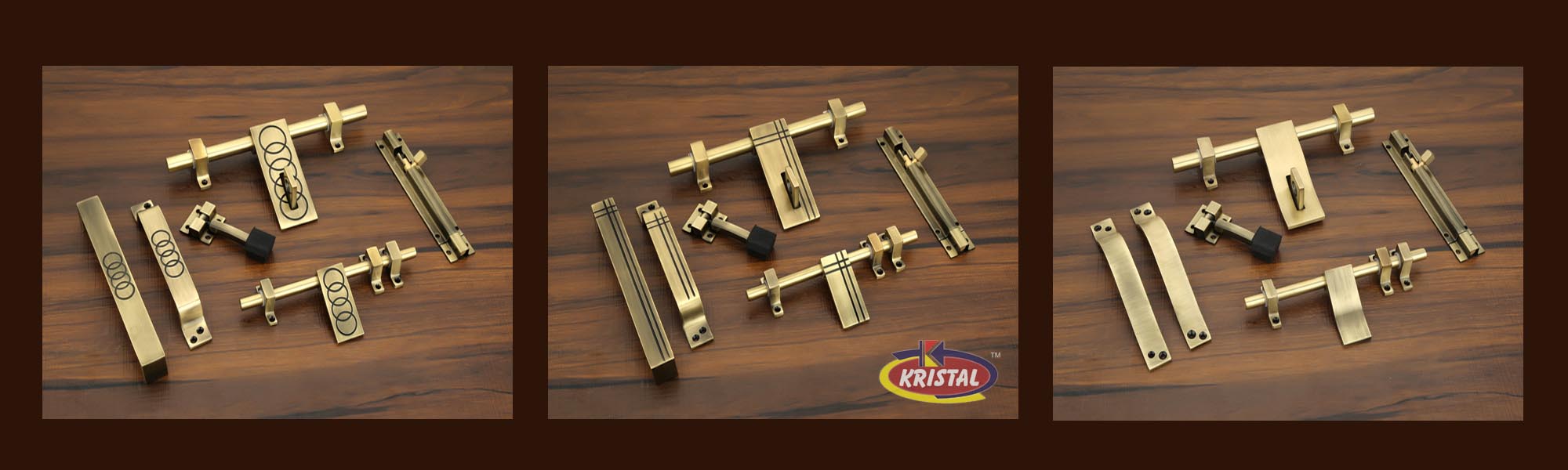 Kristal Industries Hardware Antique Design Door Aldrop Handle Kit Manufacturers Exporters Rajkot