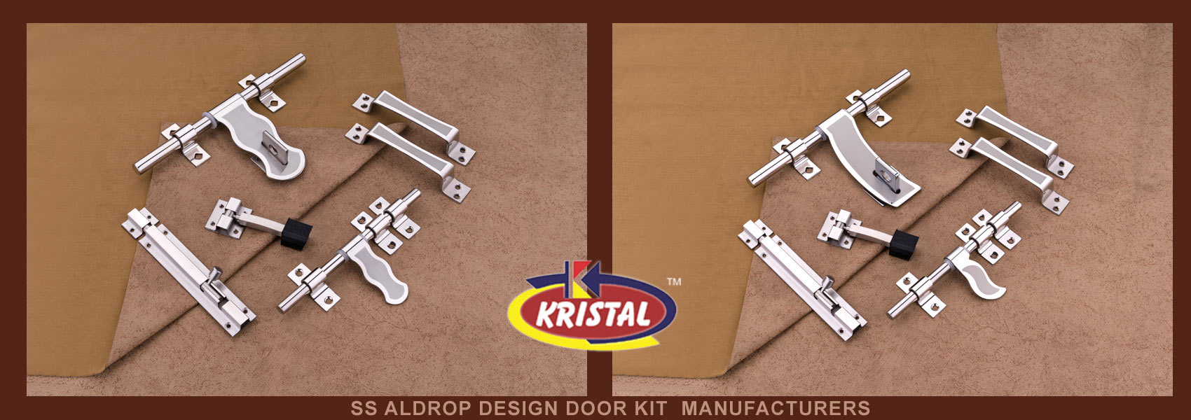 Kristal Industries Hardware Door Aldrop Kit Manufacturers Exporters