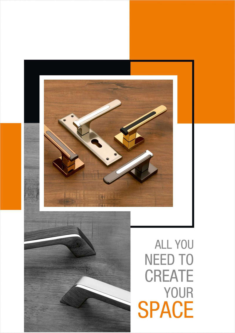 Silver Gold SS Zinc Mortise Handle Door Lock Manufacturers Fancy Design Best Quality - Hardware Door Kit