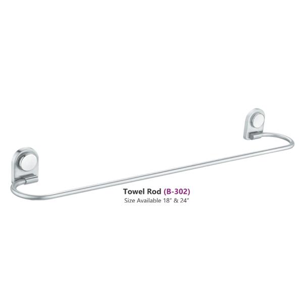 Bathroom Fittings SS Towel Rod Regular