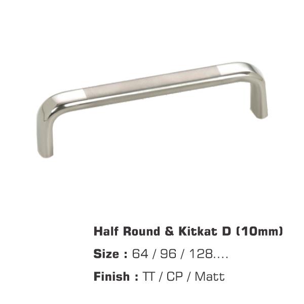 SS Shine Cabinet Door Handle Manufacturer - Half Round & Kitkat D Shape
