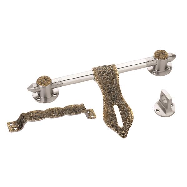 Door Aldrop Slide Handle Maharaja Rajwadi Design Collection - Leave Antique Design Door Aldrop with Handle - Maharaja Manufacturers Rajkot