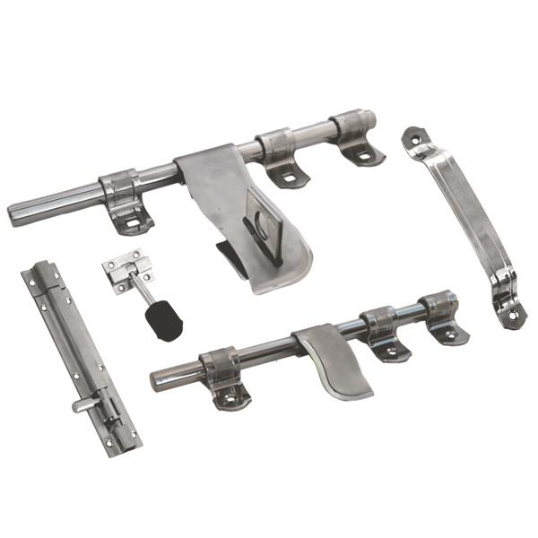 Premium Quality SS Aldrop Handle-Tower Bolt-Door Stopper-Door Kit Manufacturer India