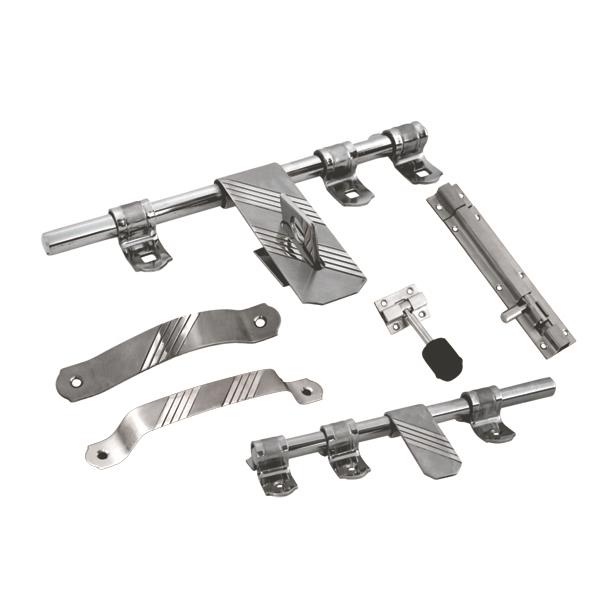 SS Aldrop Handle-Tower Bolt-Door Stopper Door Kit Manufacturer Rajkot